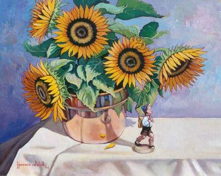 Oil on Canvas Board  Size: (510x410x2)mm  Frame: (670x570x40)mm GIFT 2013
