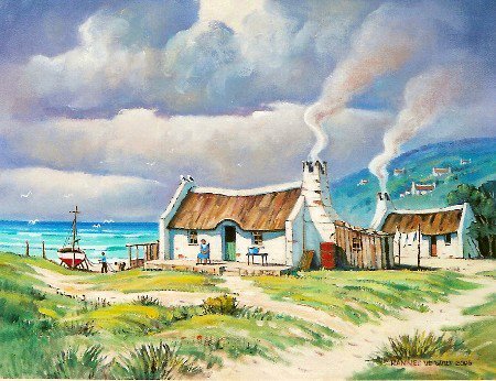 Oil on Stretched Canvas  Size: (450x350x20)mm  Frame: (710x610x50)mm SOLD 2013