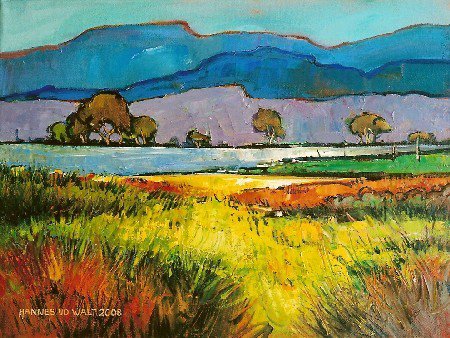 Oil on Stretched Canvas  Size: (405x305x20)mm,  Unframed  SOLD 2009