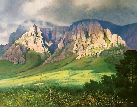 Oil on Stretched Canvas  Size: (710x560x18)mm  Unframed  SOLD 2009
