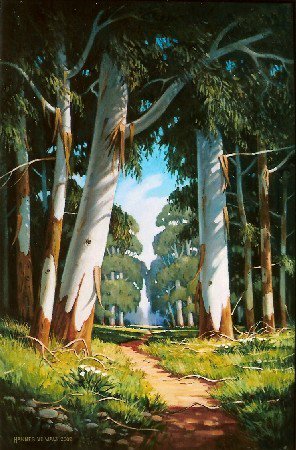 Oil on Stretched CanvasSize: (508x765x20)mmFrame: (740x997x30)mmDONATION 2014 - St Paul's CESAStellenbosch Golf Day