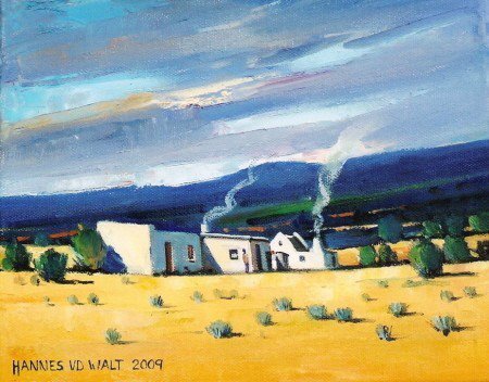 Oil on Stretched Canvas  Size: (257x205x18)mm  Frame: (397x345x40)mm  SOLD 2010