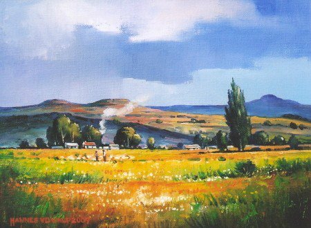 Oil on Canvas Board  Size: (305x230x2)mm  Frame: (423x340x30)mm  SOLD 2009