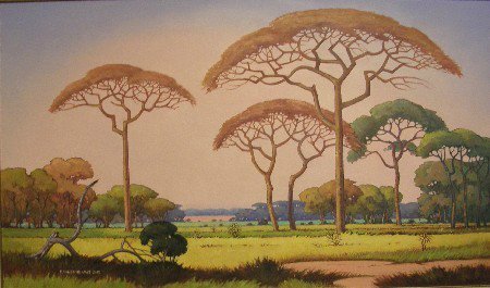 Oil on Stretched Canvas Size: (1080x630x18)mm Frame: (1250x800x50)mm SOLD 2012 SOUTH AFRICA (Commissioned)