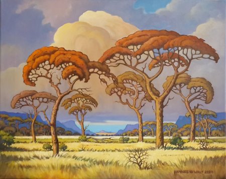 Oil on Stretched CanvasSize: (510x407x17)mmUnframedSOLD 2021 (Leon van Zyl - SA)