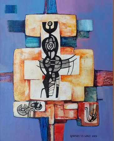 Acrylic on Stretched CanvasSize: (405x510x17)mmUnframedR6,500