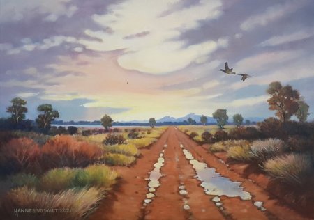 Oil on Stretched CanvasSize: (590x425x16) mmUnframedEstelle