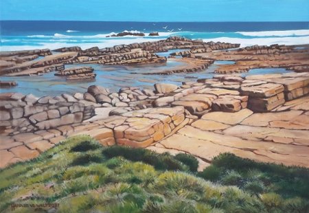 Oil on Stretched CanvasSize: (595x420x17) mmUnframedSOLD 2021 (Clive Biggs - SA)