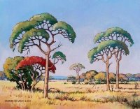 Oil on Stretched Canvas  Size: (350x450x20)mm  Frame: (530x430x30)mm  SOLD 2011
