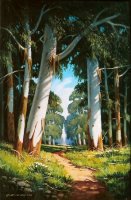Oil on Stretched CanvasSize: (508x765x20)mmFrame: (740x997x30)mmDONATION 2014 - St Paul's CESAStellenbosch Golf Day